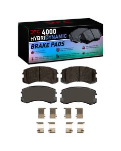 DFC 02-07 Mitsubishi Lancer Front 4000 HybriDynamic Brake Pads and Hardware Kit - 4000-0904-01