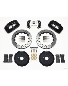 Wilwood Forged Superlite 4 Big Brake Front Brake Kit, Drilled and Slotted Rotor, Anodized - Scion tC