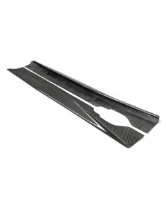 Anderson Composites 20-21 Chevrolet Corvette C8 Stingray Type-MB Carbon Fiber Rocker Panel Extension - AC-SS20CHC8-MB