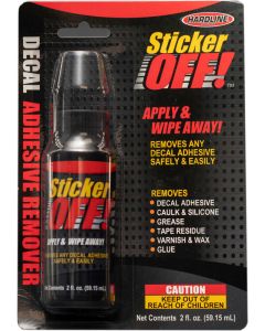 Hardline Sticker-Off 2 oz. - Adhesive Remover HARD-965