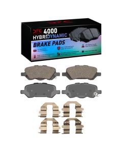 DFC 09-15 Toyota Venza Rear 4000 HybriDynamic Brake Pads and Hardware Kit - 4000-1402-01
