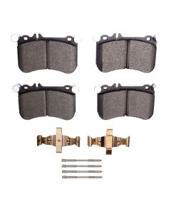 DFC 10-20 Mercedes-Benz SLK55 AMG Front 5000 Advanced Low Metallic Brake Pads and Hardware Kit - 1551-1634-01