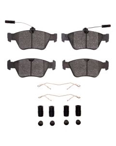 DFC 96-04 Mercedes-Benz C280 Front 5000 Advanced Low Metallic Brake Pads and Hardware Kit - 1551-0710-01