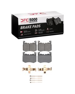 DFC 19-26 Jaguar F-Pace Front 5000 Advanced Low Metallic Brake Pads and Hardware Kit - 1551-2257-01