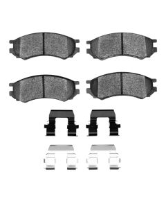 DFC 91-96 Saturn SC1 Front 5000 Advanced Semi Metallic Brake Pads and Hardware Kit - 1551-0507-01