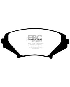 EBC 03-12 Mazda RX8 1.3 Rotary (Standard Suspension) Redstuff Front Brake Pads - DP31665C