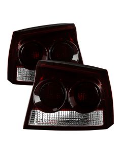 Xtune Dodge Charger 2009-2010 OEM Style Tail Lights Red Smoked ALT-JH-DC09-OE-RSM - 9033544