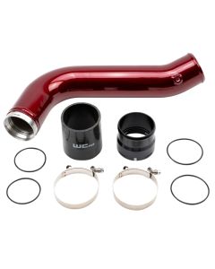 Wehrli 20-24 Chevrolet 6.6L L5P Duramax Passenger Side 3.5in Intercooler Pipe - WCFab Red - WCF100381-RED