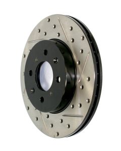 High-Performance StopTech Drilled/Slotted Rotor - Right