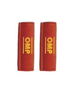 OMP Belt Pads (Pair) - Red Safety Harness Pads 3 in. - DB0-0450-A02-061
