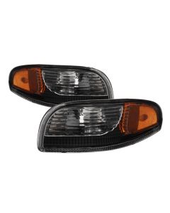 xTune Chevy Corvette 97-04 Bumper Signal Lights - Black CBL-JH-CCORV97-AM-BK - 9036590