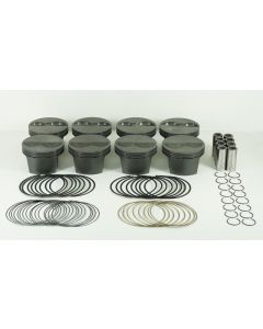 Mahle MS Piston Set SBC 358ci 4.030in Bore 3.5in Stroke 5.7in Rod .927 Pin -8cc 12.0 CR Set of 8 - 197724930