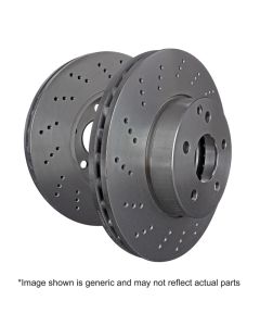 EBC 09-12 Porsche 911 (997) (Cast Iron Rotor only) 3.6 Carrera 2 Premium Front Rotors - RK1884XD