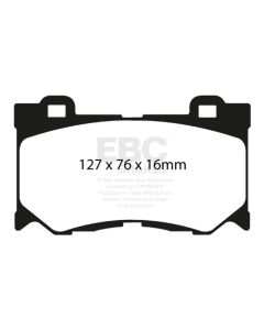 EBC 08-15 Infiniti G37 3.7 Greenstuff Front Brake Pads - DP21823