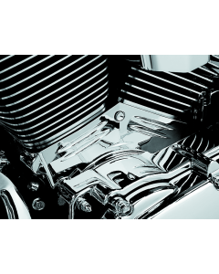 Chrome Cylinder Base Cover for Twin Cam 99-06 - Kuryakyn