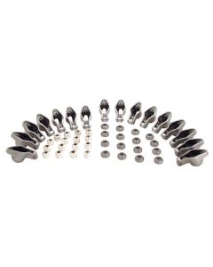 COMP Cams Magnum Roller Rockers for Chevy Small Block V8 1955-1986, Steel Construction, Black Finish, 1.6 Ratio, Shaft Mount - 1416-16