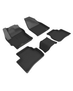 3D MAXider 22-23 Toyota Corolla Cross AWD Kagu Black Floor Mats - Row 1/2 - L1TY29401509