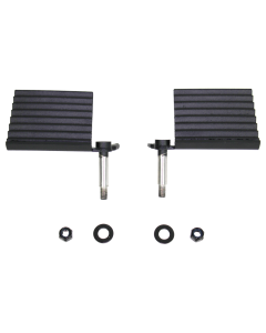 Fishbone Offroad 76-06 Jeep CJ YJ TJ Wrangler Foot Peg Set Gloss - Black - FB21078