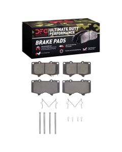 DFC 00-25 JAC Frison Front Ultimate Duty Performance Brake Pads and Hardware Kit - 1400-0976-01