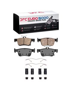 DFC 16-25 Acura Integra Rear Euro 5000 Ceramic Brake Pads and Hardware Kit - 1600-1878-01