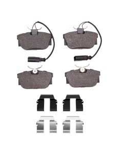 DFC 01-03 Volkswagen EuroVan Rear 5000 Advanced Semi Metallic Brake Pads and Hardware Kit - 1551-0877-21