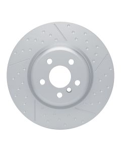 DFC 20-25 BMW M340i Right Rear GeoSPEC Coated Rotor - Dimpled and Slotted - 644-31197D