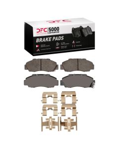 DFC 97-01 Acura Integra Front 5000 Advanced Low Metallic Brake Pads and Hardware Kit - 1552-0503-01