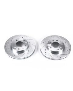 Power Stop 03-05 Mazda 6 Front Evolution Drilled & Slotted Rotors - Pair - JBR998XPR