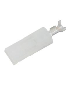 NAMZ AMP .187in. Female White Socket Housing w/Terminal - 20 Pack (HD 72294-94) - NHD-72294-94