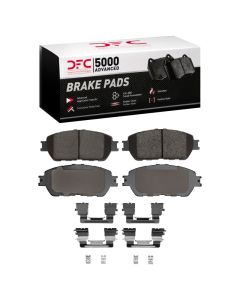 DFC 05-15 Toyota Tacoma Front 5000 Advanced Ceramic Brake Pads and Hardware Kit - 1551-0906-12