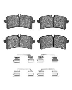 DFC 13-24 Audi S8 Rear 5000 Advanced Low Metallic Brake Pads and Hardware Kit - 1551-1780-01