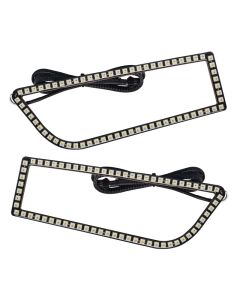 Oracle 1421 Polaris RZR 900/1000 Turbo Dynamic RGB+A Seq Turn Signal Headlight Halo Kit - 1439-332