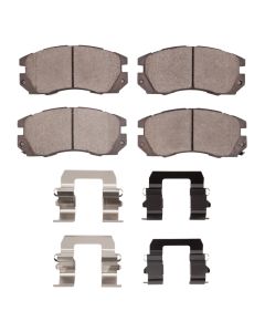 DFC 90-96 Subaru Legacy Front 5000 Advanced Ceramic Brake Pads and Hardware Kit - 1551-0563-01