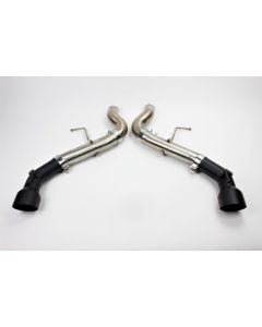 Mishimoto 2016+ Chevrolet Camaro SS Dual-Tip Race Axle-Back Exhaust w/ Black Tips - MMEXH-CAM8-16ADTRBK