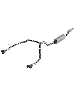Borla 21-22 Chevrolet Tahoe 6.2L V8 2/4WD 4DR T-304 SS Touring Cat-Back Exhaust w/ Carbon Fiber Tips - 140858CF