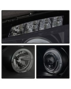 Spyder Pontiac Grand Prix 04-08 Projector Headlights LED Halo LED Blk Smke PRO-YD-PGP04-HL-BSM - 5078629