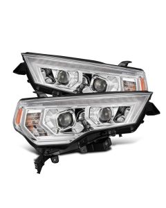 AlphaRex 14-22 Toyota 4Runner LUXX-Series LED Proj Headlights Chrome w/Actv Light & Seq. Sig + DRL - 880812