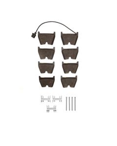 DFC 17-22 Audi RS3 Front Euro 5000 Ceramic Brake Pads and Hardware Kit - 1600-2099-11