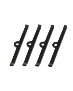 Moroso Chevrolet Small Block Valve Cover Hold Downs - Steel - Black Powder Coat - Set of 4 - 68501