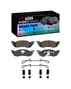 DFC 91-98 Dodge Dakota RWD Front 4000 HybriDynamic Brake Pads and Hardware Kit - 4000-0529-02