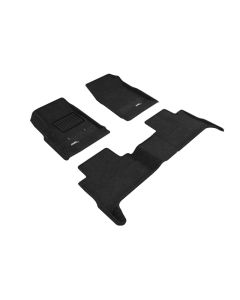 3D Maxpider 15-22Chevrolet Colorado Crew Cab Elegant 1st 2nd Row - Floor Mat Set (Black) - L1CH06704709