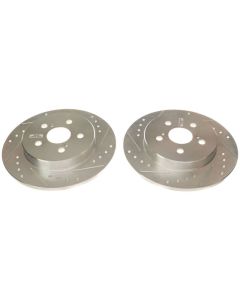Power Stop 19-20 Toyota Corolla Rear Evolution Drilled & Slotted Rotors - Pair - JBR1779XPR