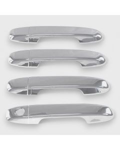 DH196 12-17 Toyota Camry, 17-26 Subaru Crosstrek, 19-25 Subaru Ascent, 19-26 Subaru Impreza, 19-24 Subaru Forester, 22-25 Subaru BRZ Works over Keyless Sensors 8 PCS Chrome Tape-on Patented Door Handle Cover
