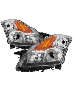 xTune Nissan Altima 07-09 Sedan Crystal Headlights Halogen Model Only Smoke HD-JH-NA07-AM-C - 9024023