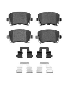 DFC 05-11 Audi TT Rear 5000 Advanced Low Metallic Brake Pads and Hardware Kit - 1552-1108-01
