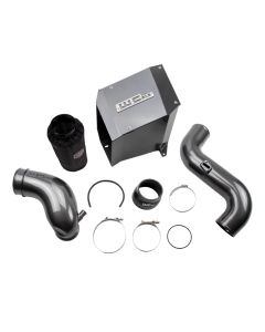Wehrli 07.5-10 Chevrolet Duramax LMM 4in Intake Kit Stage 2 - Gloss Black - WCF100303-GB