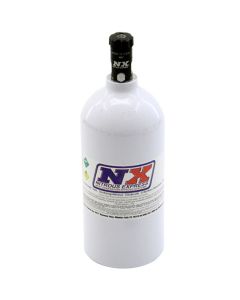 Nitrous Express 2.5lb Bottle w/Motorcycle Valve (4.38 Dia x 12.37 Tall) - 11025