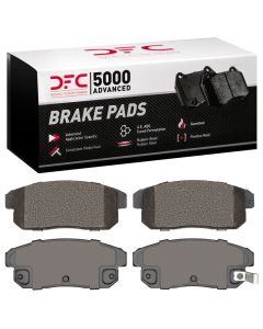 DFC 04-11 Mazda RX-8 Rear 5000 Advanced Semi Metallic Brake Pads - 1551-1008-00