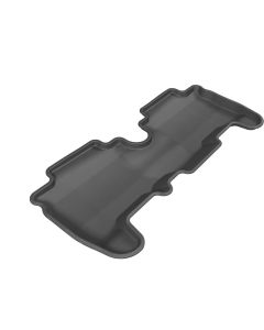 3D MAXpider 2007-2014 Toyota/Scion Yaris Hatchback/XD Kagu 2nd Row Floormats - Black - L1TY02421509