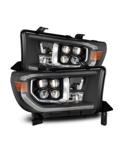 AlphaRex 07-13 Toyota Tundra / 08-17 Sequoia NOVA LED Proj HL Black w/Actv Light Seq. Sig + DRL - 880818